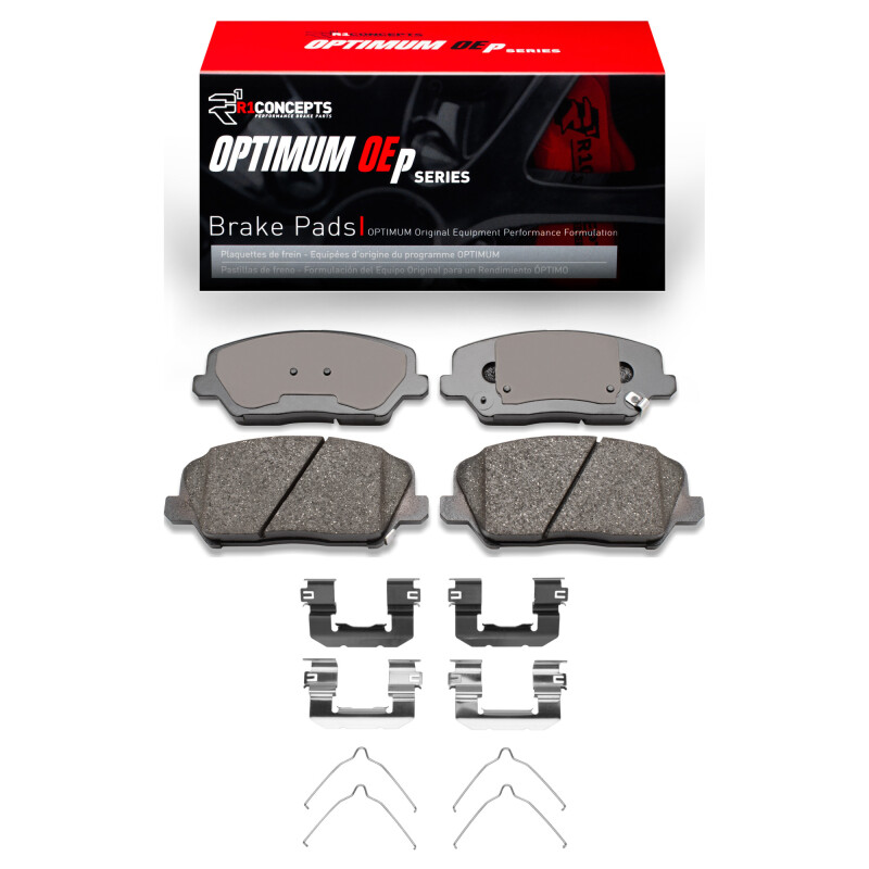 Hyundai Veloster Brake Pads - Front - R1 Concepts - Optimum OE - `16-`17 Hyundai Veloster Brake Pads - Front - R1 Concepts - Optimum OE - `16-`17